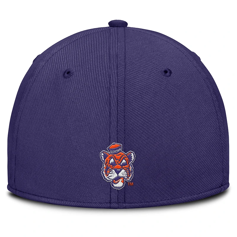Men's Nike Purple Clemson Tigers Rise Academic Dri-FIT Flex Hat