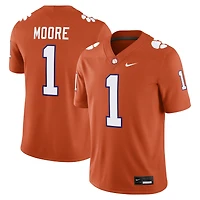 Maillot de football américain Nike T.J. Moore orange des Clemson Tigers pour homme