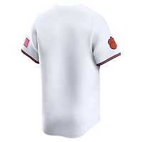 Men's Nike White Clemson Tigers Baseball Limited Jersey