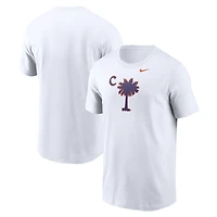 T-shirt Nike Palmetto blanc pour homme des Tigers de Clemson