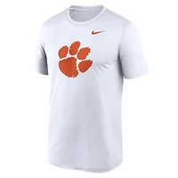 Men's Nike White Clemson Tigers Primetime Legend Logo T-Shirt