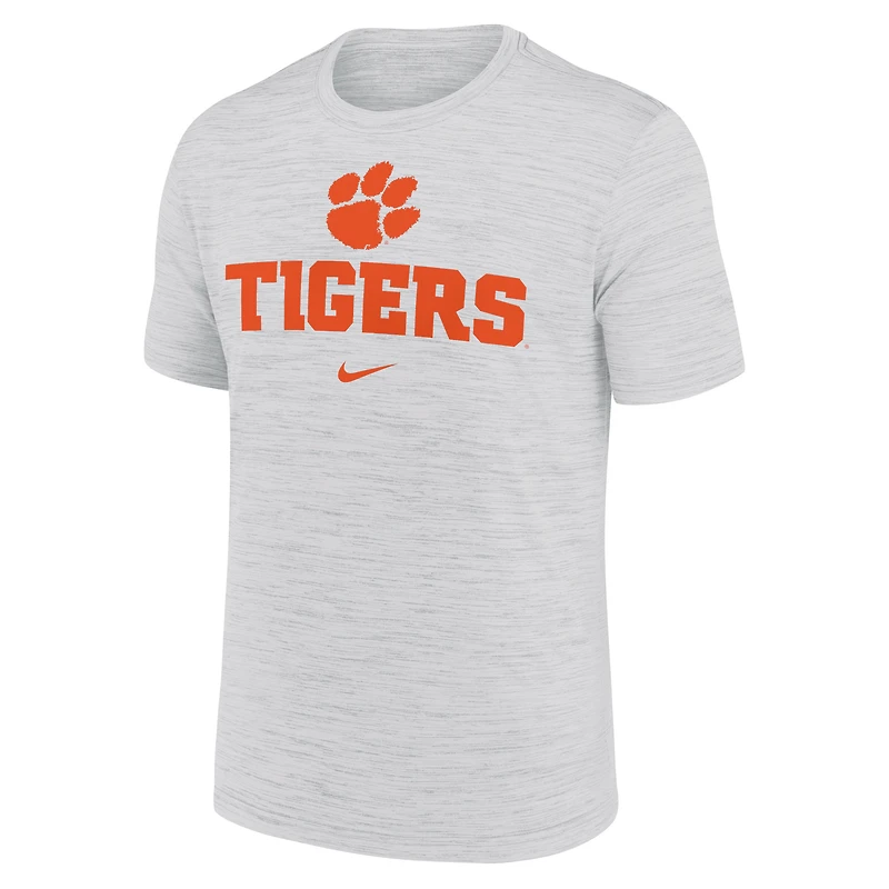 Men's Nike White Clemson Tigers Primetime Velocity Dri-FIT T-Shirt