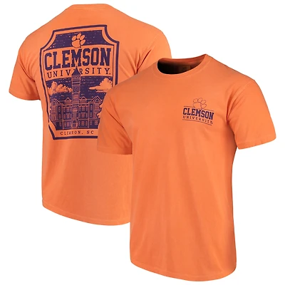 Men's Orange Clemson Tigers Comfort Colors Campus Icon T-Shirt