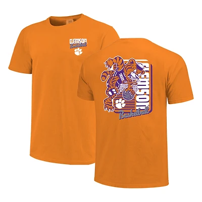 Men's Orange Clemson Tigers Comfort Colors Mascot Dunk T-Shirt