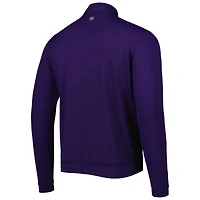 Haut pour homme Peter Millar Purple Clemson Tigers à quart de zip Perth