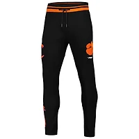 Men's Pro Standard Black Clemson Tigers Script Tail Fleece Sweatpants
