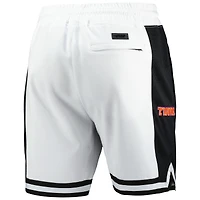 Men's Pro Standard White Clemson Tigers Script Tail DK 2.0 Shorts
