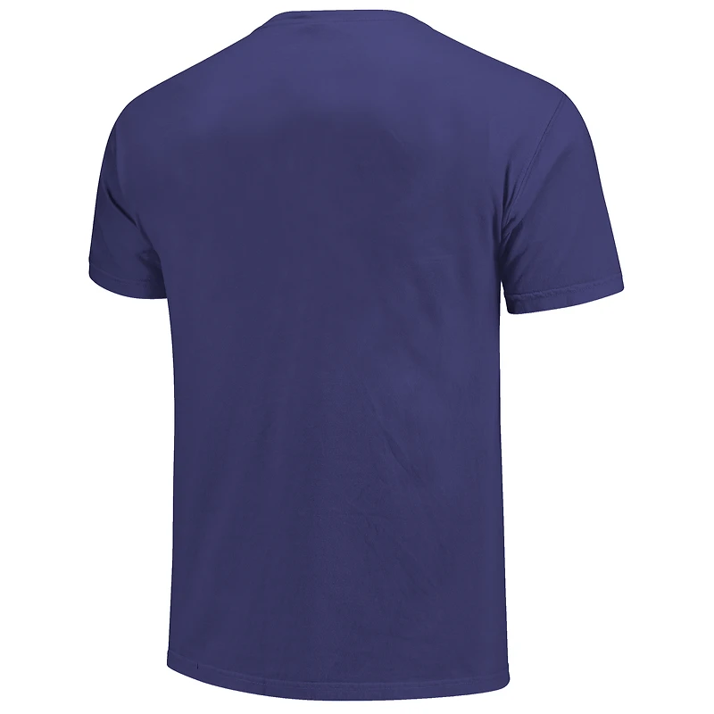 T-shirt violet pour homme Clemson Tigers Alumni avec inscription superposée