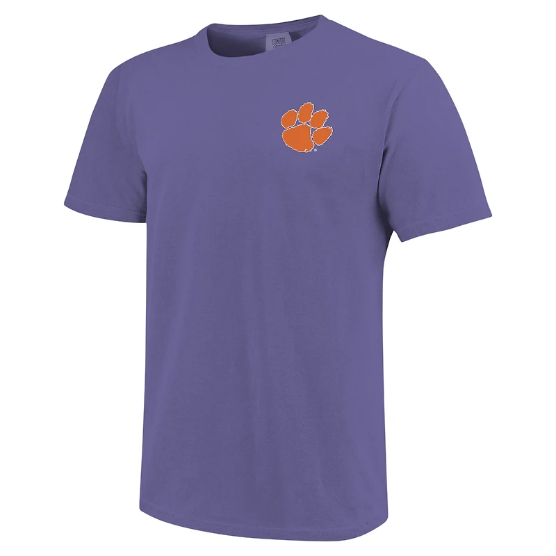 T-shirt violet pour hommes des Clemson Tigers Softball Walk Off