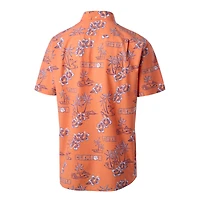 Chemise boutonnée classique Kekai Tri-Blend orange Reyn Spooner pour homme, des Tigers de Clemson
