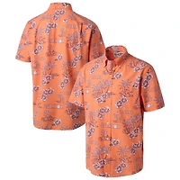 Chemise boutonnée classique Kekai Tri-Blend orange Reyn Spooner pour homme, des Tigers de Clemson