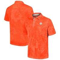 Men's Tommy Bahama Orange Clemson Tigers Sport Santiago Paradise Polo