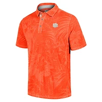 Men's Tommy Bahama Orange Clemson Tigers Sport Santiago Paradise Polo