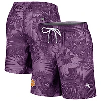 Short de bain Tommy Bahama violet pour homme, Clemson Tigers, Santiago Palms