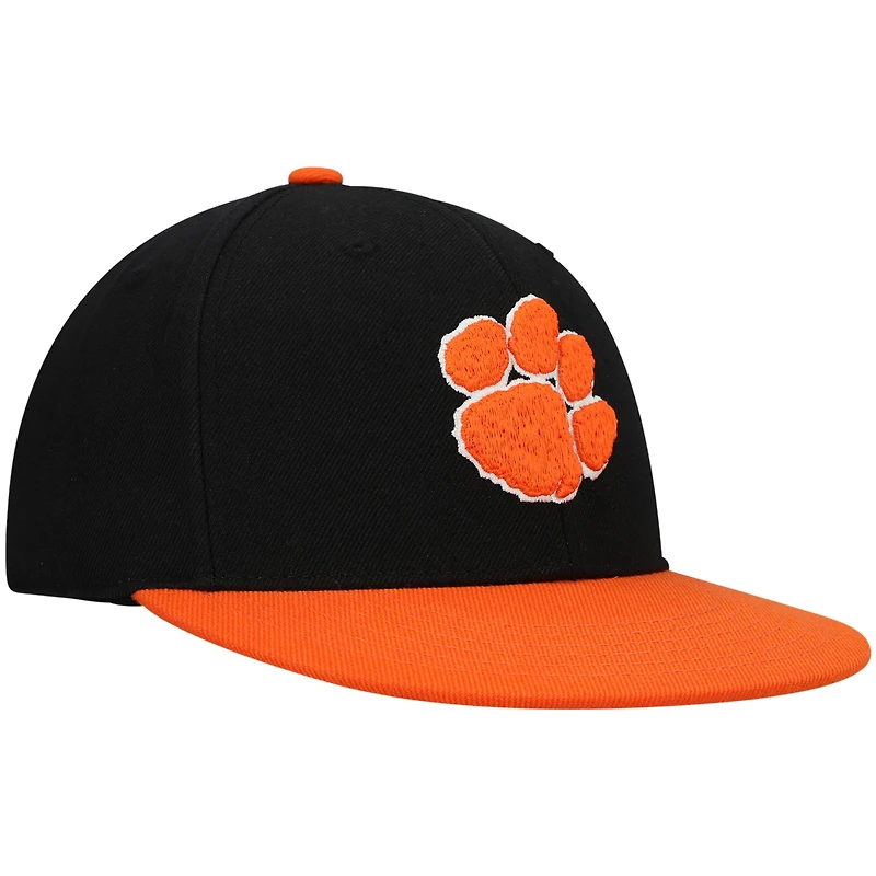 Men's Top of the World Black/Orange Clemson Tigers Team Color Two-Tone Fitted Hat
