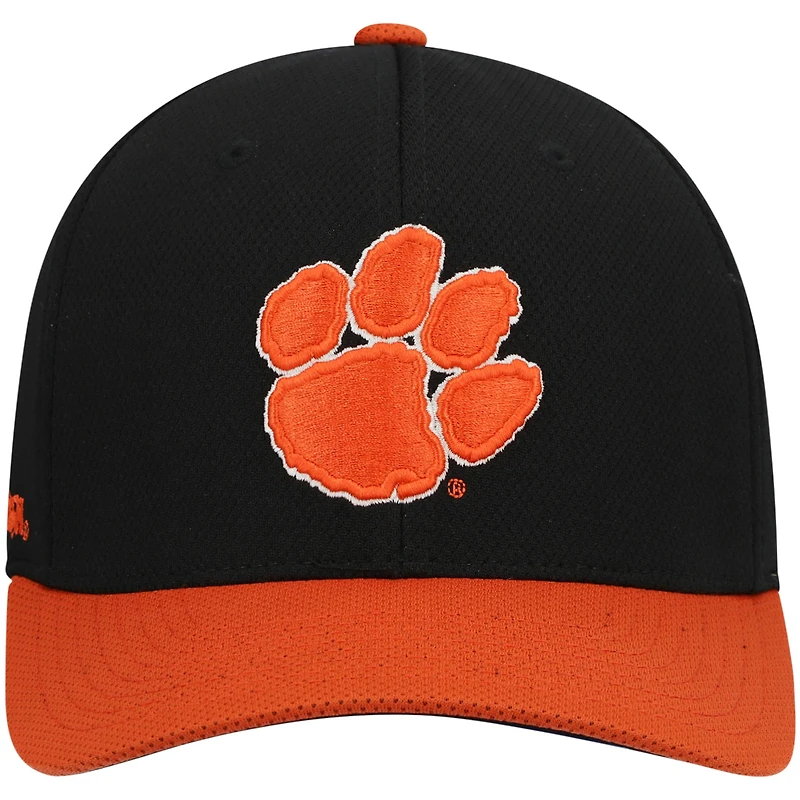 Men's Top of the World Black/Orange Clemson Tigers Two-Tone Reflex Hybrid Tech Flex Hat