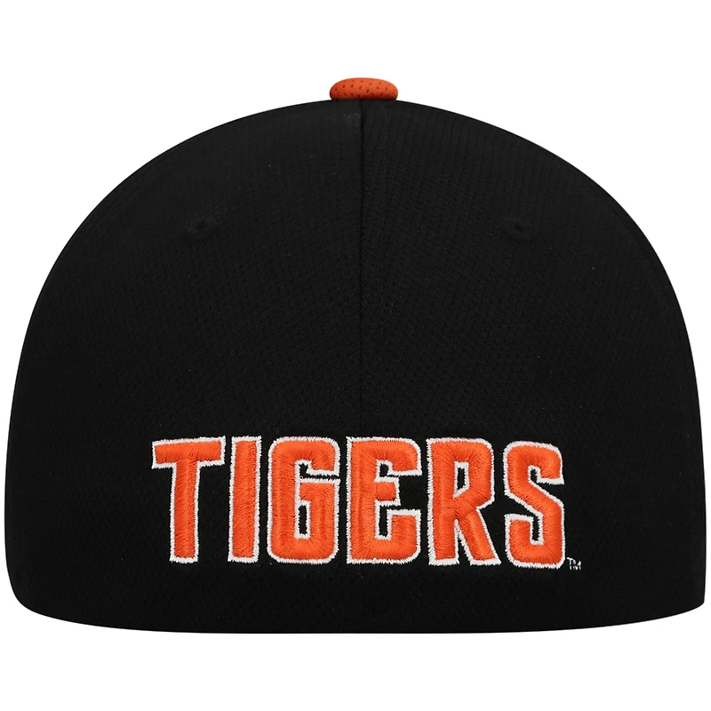Men's Top of the World Black/Orange Clemson Tigers Two-Tone Reflex Hybrid Tech Flex Hat