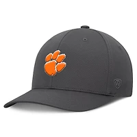Casquette Flex avec logo Reflex Clemson Tigers en charbon de bois Top of the World pour homme