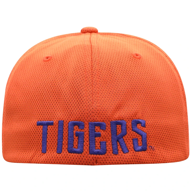 Casquette Flex Fit Reflex 2.0 Orange Clemson Tigers Top of the World pour homme