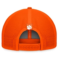 Casquette réglable Top of the World Orange Clemson Tigers Carson Trucker pour hommes