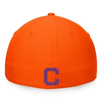 Casquette Top of the World Orange Clemson Tigers Deluxe Flex pour homme
