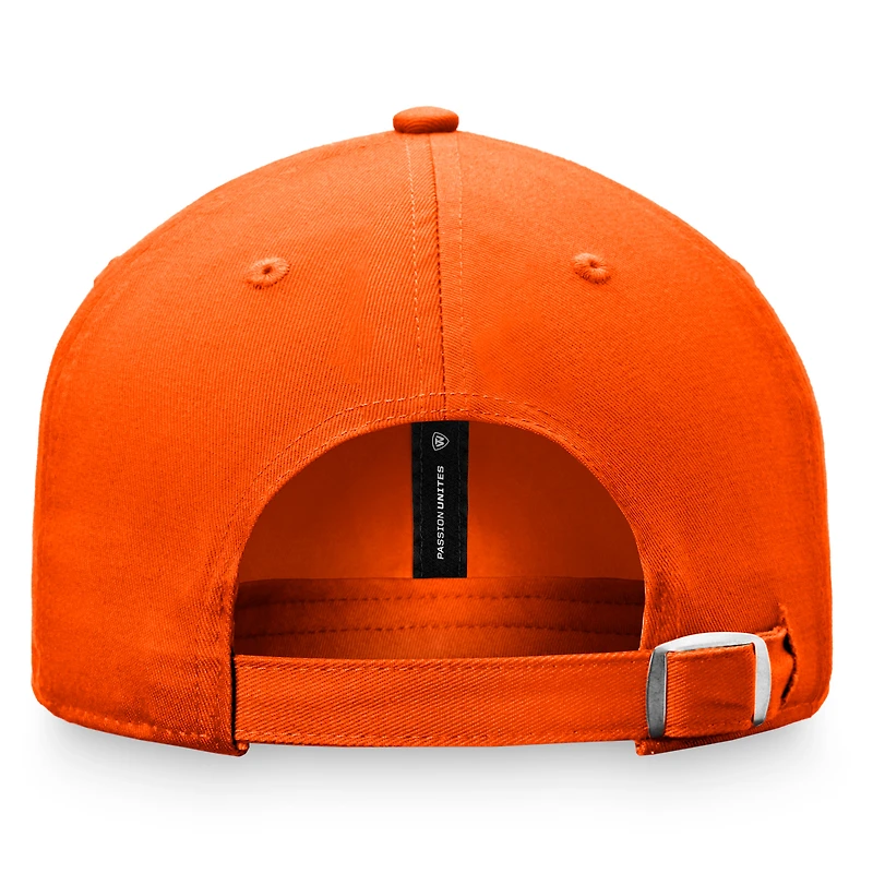 Casquette ajustable Top of the World Clemson Tigers Slice orange pour homme