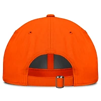Casquette ajustable délavée avec logo de l'équipe des Clemson Tigers Orange Top of the World pour homme