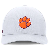 Casquette Flex Top of the World blanche avec logo Clemson Tigers Reflex pour homme