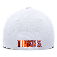 Casquette Flex Top of the World blanche avec logo Clemson Tigers Reflex pour homme