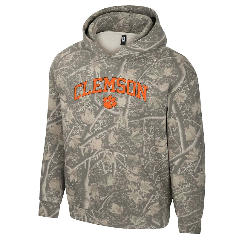 Sweat à capuche polaire camouflage Clemson Tigers Back Bay pour homme de la marque Uscape Apparel