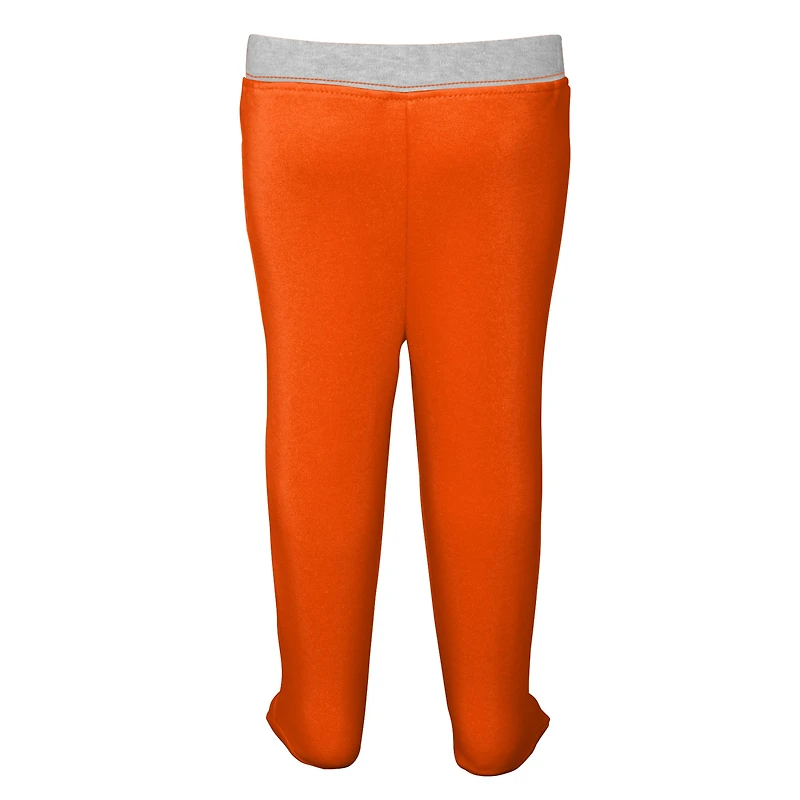 Newborn & Infant Orange/White Clemson Tigers Dream Team Raglan Long Sleeve Bodysuit Hat Pants Set