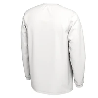 Nike  White Clemson Tigers 2023 On Court Bench Long Sleeve T-Shirt