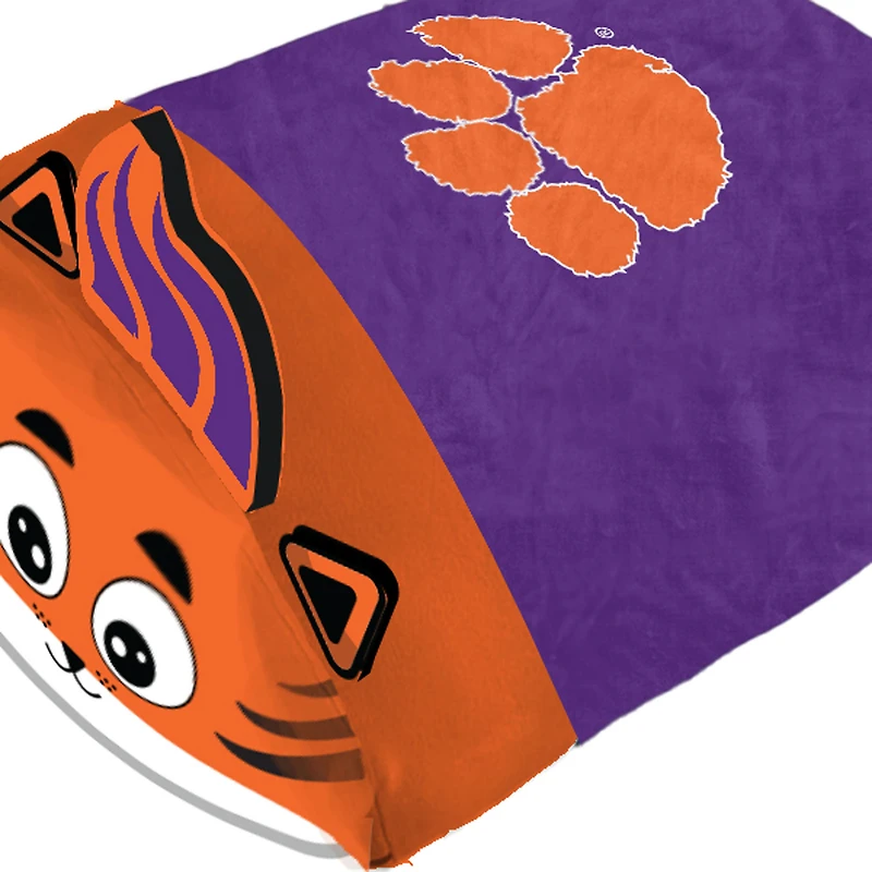 Coussin en peluche empilable Pégase des Tigers de Clemson
