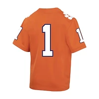 Maillot de football réplique intouchable Nike Orange Clemson Tigers pour enfants d'âge préscolaire