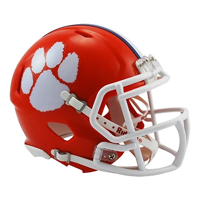 Mini casque de football Riddell Clemson Tigers Revolution Speed