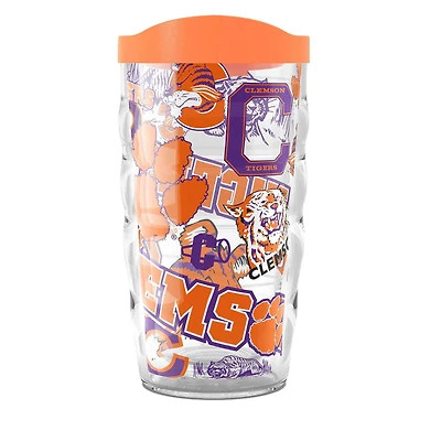 Tervis Clemson Tigres 10oz. Gobelet ondulé classique Allover