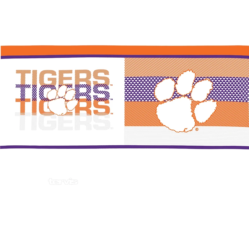 Tervis Clemson Tigers, paquet de 2, 16 oz. Ensemble de gobelets concurrents et emblèmes