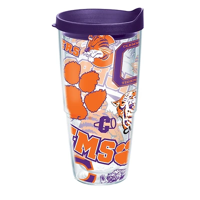 Tigres de Tervis Clemson 24 oz. Gobelet All Over Classic