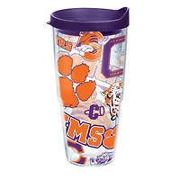 Tigres de Tervis Clemson 24 oz. Gobelet All Over Classic