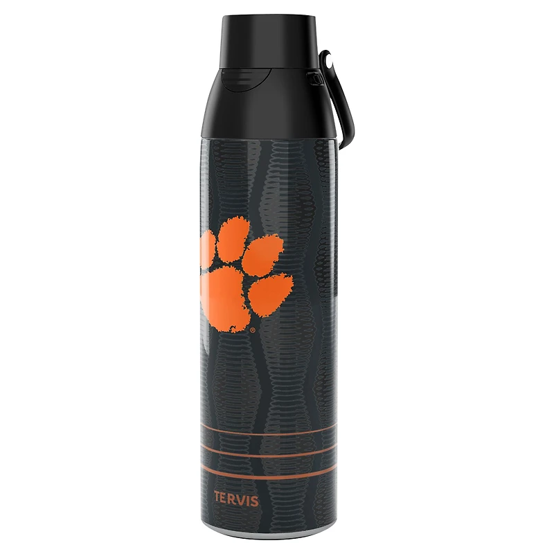 Bouteille d'eau en acier inoxydable Tervis Clemson Tigers Full Speed Venture de 36 oz