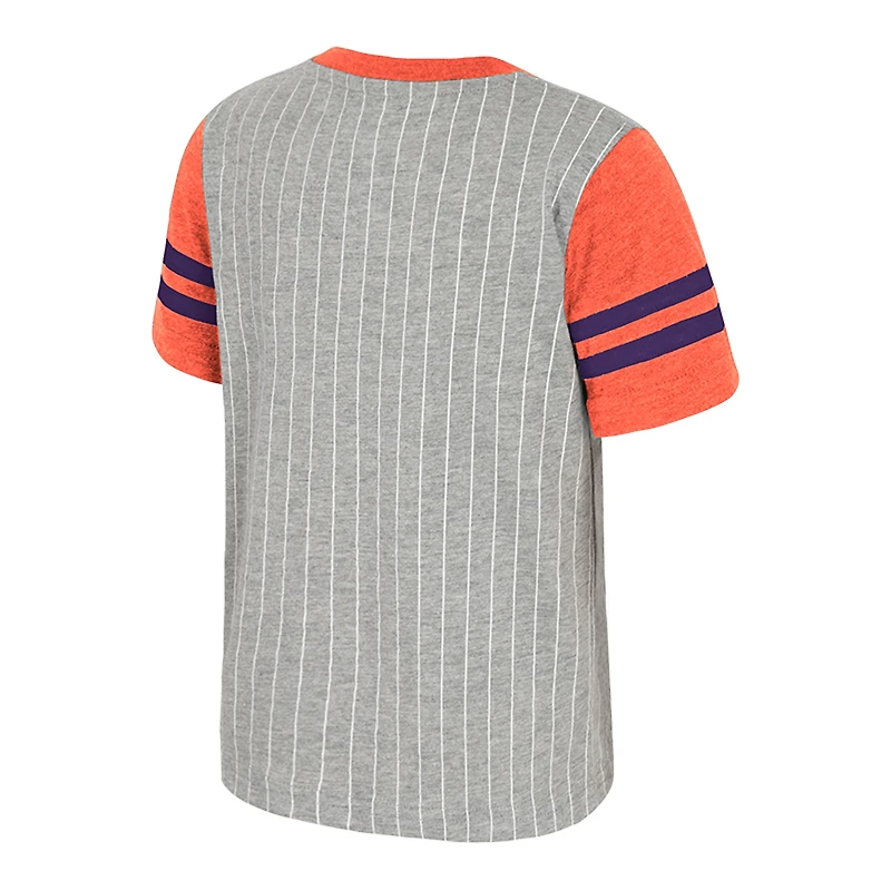 Toddler Colosseum Heather Gray Clemson Tigers Airball T-Shirt