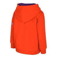 Toddler Colosseum  Orange Clemson Tigers Big Logo Volume Fleece Pullover Hoodie