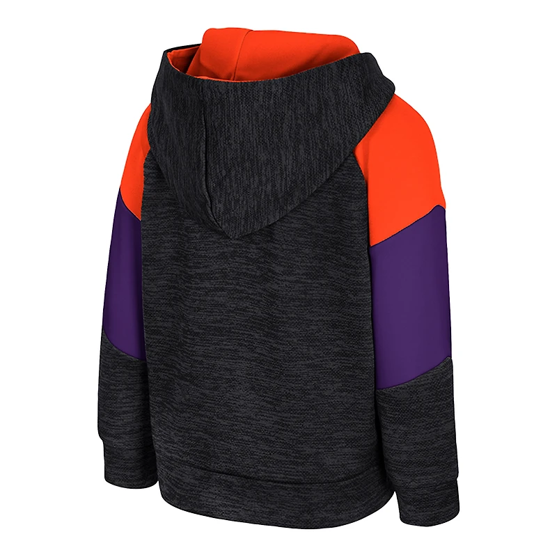 Toddler Colosseum Orange Clemson Tigers Spirit Hollow Full-Zip Hoodie