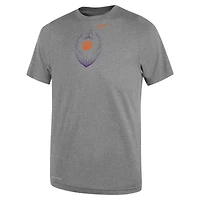 Toddler Nike Gray Clemson Tigers Legend Football Performance T-Shirt