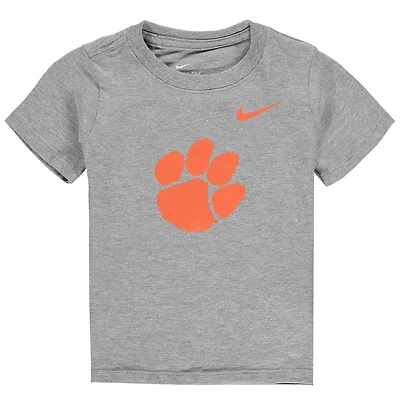 T-shirt à logo Clemson Tigers Nike gris chiné pour tout-petit