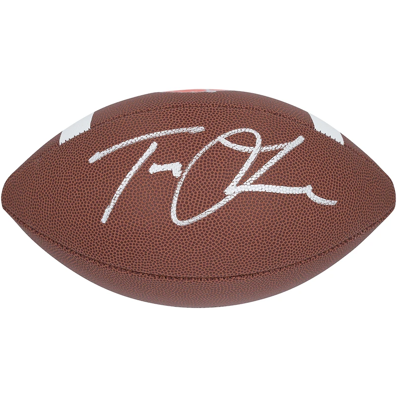 Ballon de football réplique de l'équipe Nike autographié par Trevor Lawrence des Clemson Tigers