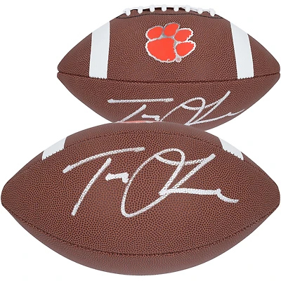 Ballon de football réplique de l'équipe Nike autographié par Trevor Lawrence des Clemson Tigers