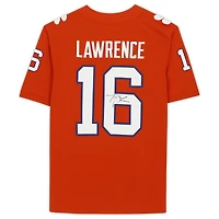 Maillot de jeu Nike orange autographié par Trevor Lawrence des Clemson Tigers - Signature au dos