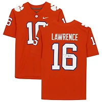 Maillot de jeu Nike orange autographié par Trevor Lawrence des Clemson Tigers - Signature au dos