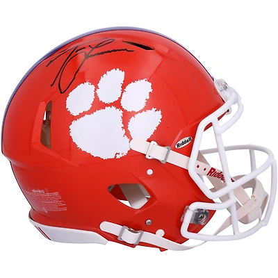 Casque authentique Riddell Speed autographié par Trevor Lawrence des Clemson Tigers